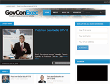 Tablet Screenshot of govconexec.com